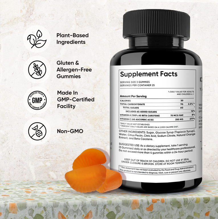 NUNC - Vitamin C Gummies (250 MG) - 2 Bottles.
