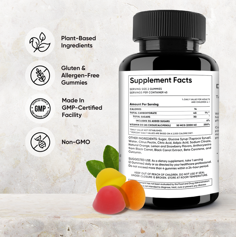 NUNC - Vitamin D Gummies (2000 IU).